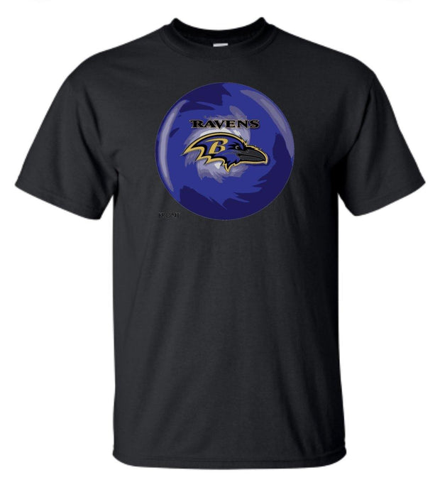 RAVENS CRYSTAL BALL LOGO - BK Madisons 